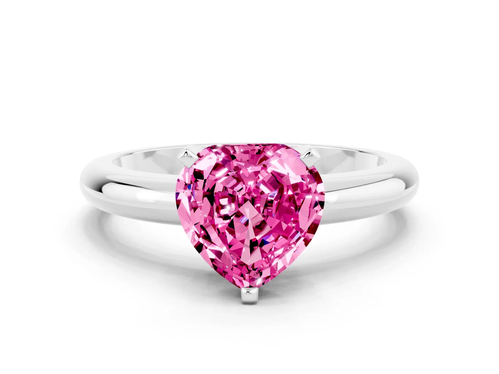 Old Mine Elongated Cushion Diamond with Side Tapered Baguette Three Stone Ring White gold